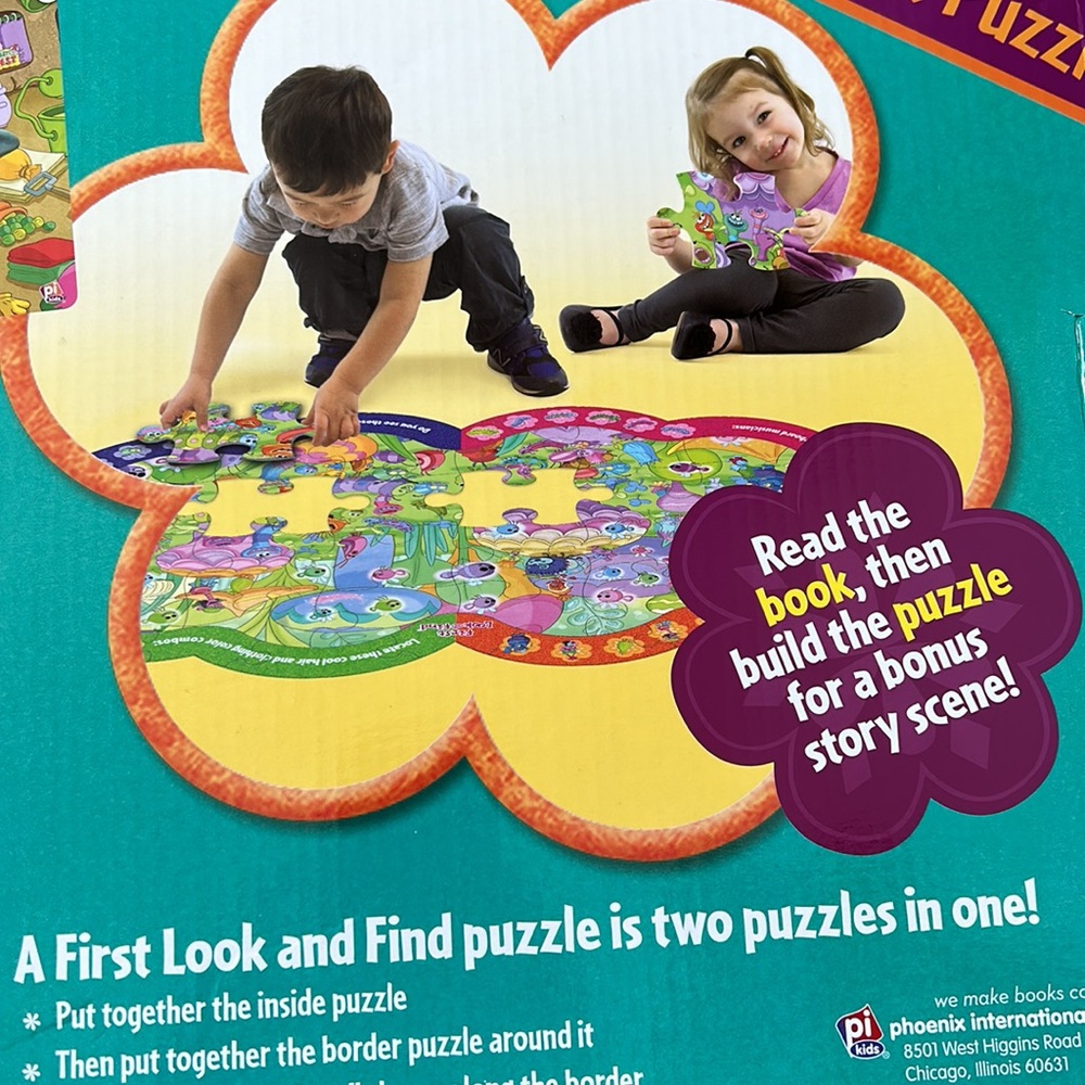 Trolls look and find book & puzzle - Picture 2 of 4